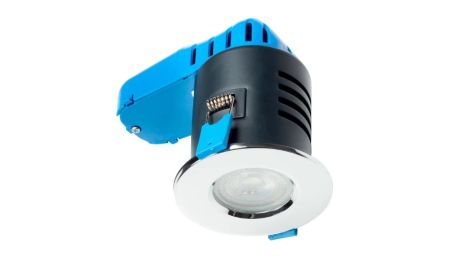Deta LED IP65 2800K Dimmable 5w Fire Rated Downlight Chrome | L1701CH3