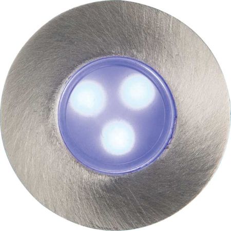 Knightsbridge IP65 230V 0.6W LED Blue Mini Ground Light LEDM06B
