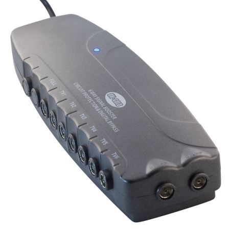 Selectric OXI-GOLD 8 Way Booster Box with Digital Bypass & Circuit Protection | LG305