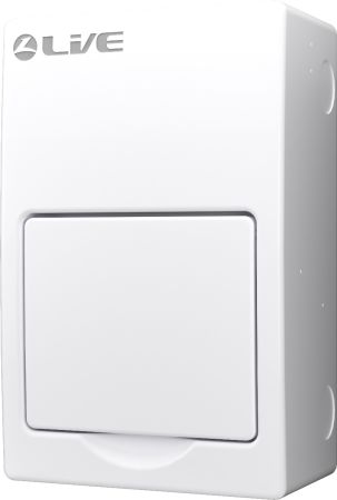 Live Electrical LSMC6M-SP 6-Way Metal 100A Main Switch DP SPD Consumer Unit (3 Useable Ways)