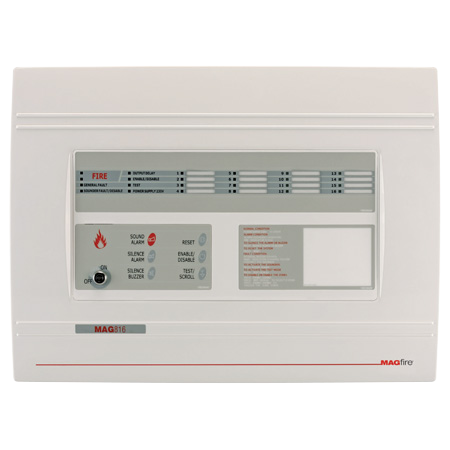 ESP MAGFIRE 8 Zone Fire Panel Expandable to 16 Zones | MAG816