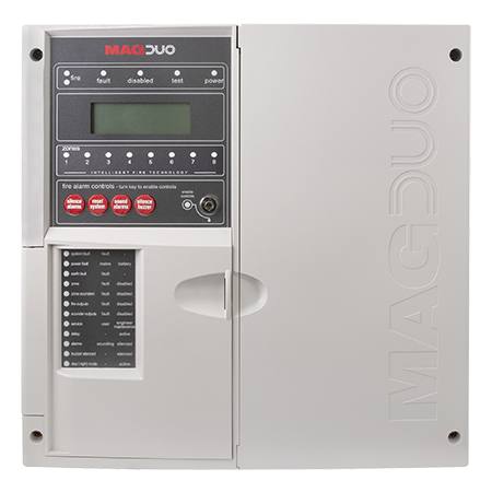 ESP MAGDUO 4 Zone Two-Wire fire alarm Panel White | MAGDUO4