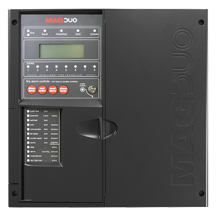ESP MAGDUO 4 Zone Two-Wire fire alarm Panel Black | MAGDUO4B