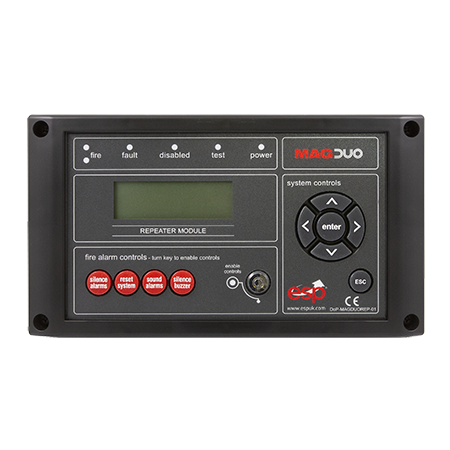 ESP MAGDUO Repeater Panel for MAGDUO 4 or 8 Zone Panels Black | MAGDUOREPB