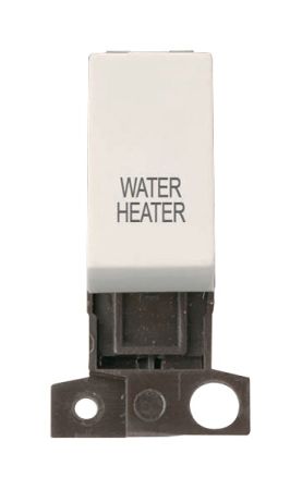 Click MiniGrid MD018PWWH Polar White 13A Double Pole Water Heater Switch Module