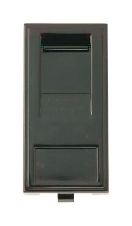 Click New Media RJ45 Cat-6 Outlet Socket Module Black | MM485BK