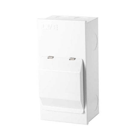 Live Electrical 4 Way 100A Main Switch Mini Garage Unit + B6A/B16A MCB | MMGUMS616