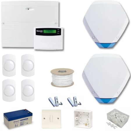 Texecom Excel Pet Tolerant Burglar Alarm Kit with LCD Remote Keypad