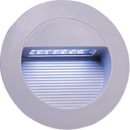 Knightsbridge IP44 Round Matt Grey LED Guide/Wall Light NH017W