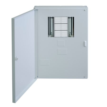 Wylex NH Series Metal 6 Way Type B TPN Meter Ready Distribution Board | NHTN06L
