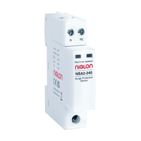 Niglon Protego Type 2 Surge Protection Kit Compact Pluggable c/w Neutral & Earth Links | NSA2-240