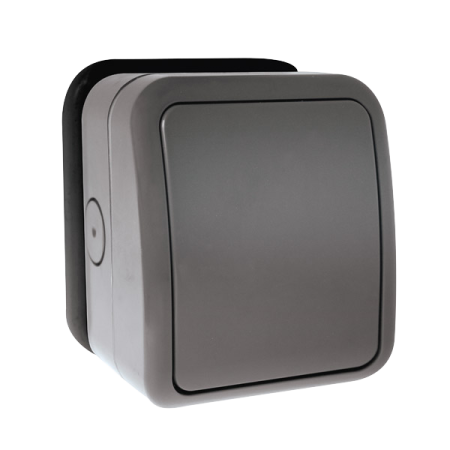 Click AQUIP66 1G 2 Way Weatherproof IP66 Outdoor Switch | OA411AGU