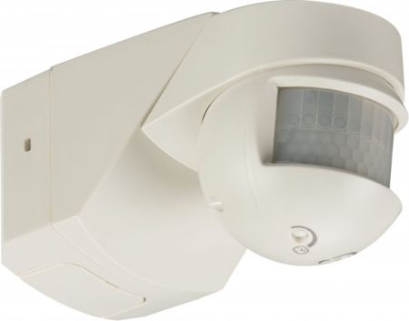 Knightsbridge IP55 200° Outdoor PIR Motion Sensor White OS001
