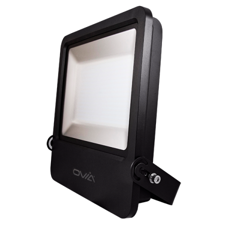 Ovia Pathfinder 300W LED IP65 Floodlight 4000k Black | OV101300BKCW