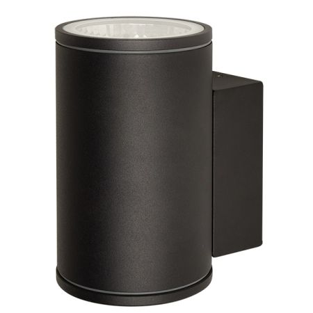 Ovia Verta 6W Warm White LED Up/Down Light Black | OV2028W6BK