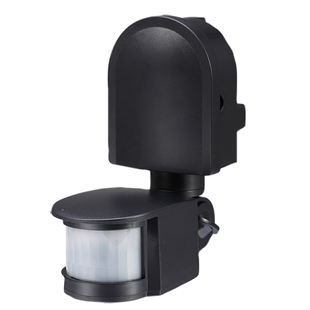 Ovia Lighting Multi-Directional 180 Degree PIR Sensor IP44 Black | OVPIR002BK