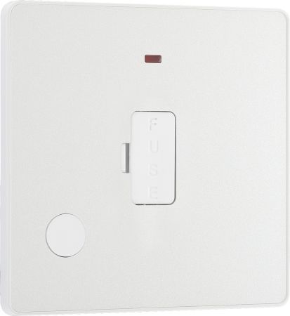 BG Evolve 13 Amp Switched Fused Spur c/w Neon Pearlescent White | PCDCL54W