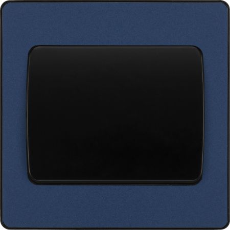 BG Evolve Matt Blue 20 Amp 1G Light Switch Wide Rocker | PCDDB12WB