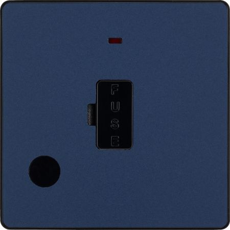 BG Evolve Matt Blue Unswitched Fused Connection Unit | PCDDB54B