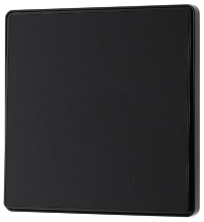 BG Evolve Matt Black Intermediate 20A Edge to Edge Rocker Light Switch | PCDMB13EB