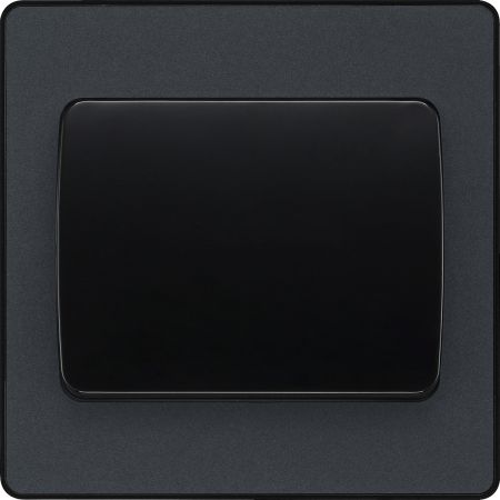BG Evolve Matt Grey 20 Amp 1-Gang Light Switch Wide Rocker | PCDMG12WB