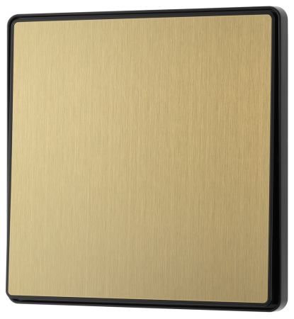BG Evolve Satin Brass 1-Gang 2-Way 20A Edge to Edge Rocker Light Switch | PCDSB12EB