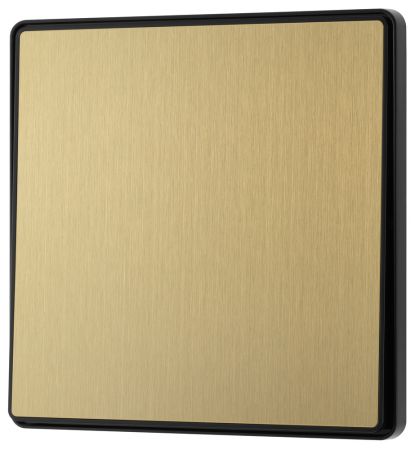 BG Evolve Satin Brass Intermediate 20A Edge to Edge Rocker Light Switch | PCDSB13EB