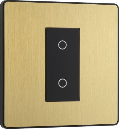 BG Evolve Satin Brass 1G Master Touch Dimmer Switch | PCDSBTDM1B