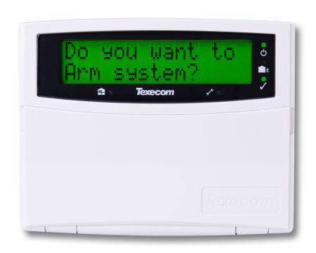 Texecom Premier Elite LCDL Large Screen Remote Keypad | DBB-0001