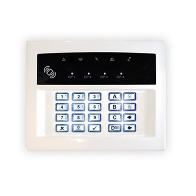 Pyronix Enforcer Wireless LCD Keypad with Proximity LEDRKP/WHITE-WE