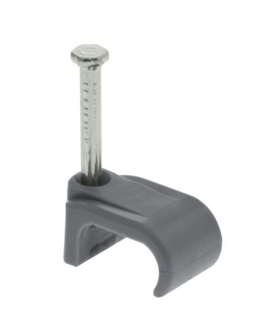 Unicrimp 1.0 and 1.5mm² T&E Cable Clips Grey Pack Qty 100 | QFC4