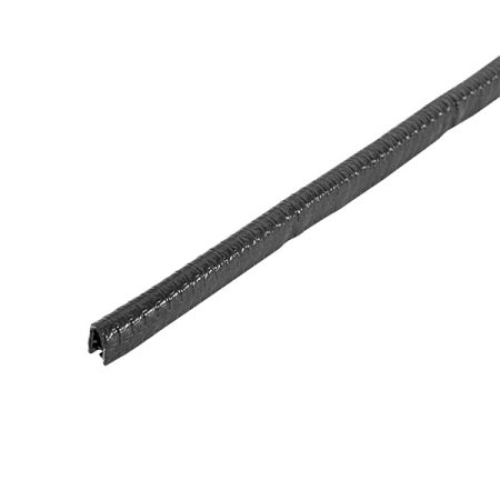 Unicrimp Q-Crimp Black 5mm x 8mm x 3M Grommet Strip Edge Roll | QGT3B