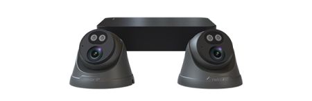 ESP Rekor IP 24/7 IP PoE 2MP 4CH 2 Dome Camera Kit 1TB Grey | RC24KD2G