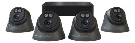 ESP Rekor IP 24/7 IP PoE 2MP 4CH 4 Dome Camera Kit 1TB Grey | RC24KD4G