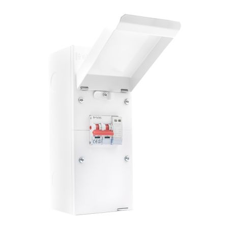 Click Elucian 100A DP Main Switch Isolator with Type 2 SPD Device | RECEB3MSSP