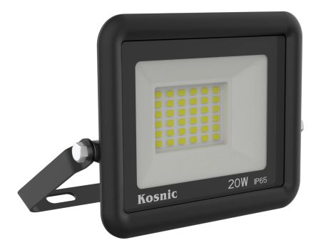 Kosnic Rhine II 20W LED Floodlight 4000K Black | RHI20-W40