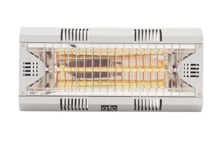 ATC Riviera Silver 2Kw Outdoor Quartz Infra-Red Heater Silver | RIV2000-SL