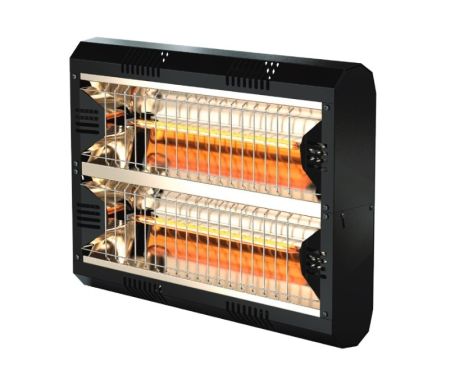 ATC Riviera 4Kw Outdoor Quartz Infra-Red Heater Black | RIV400