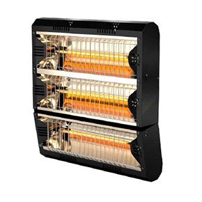 ATC Riviera 6Kw Outdoor Quartz Infra-Red Heater Black | RIV600