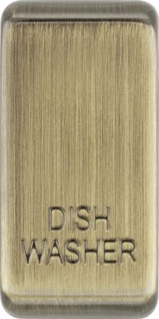 BG Nexus Grid Antique Brass Rocker Cover Marked Dish (Pack of 10) | RRDWAB