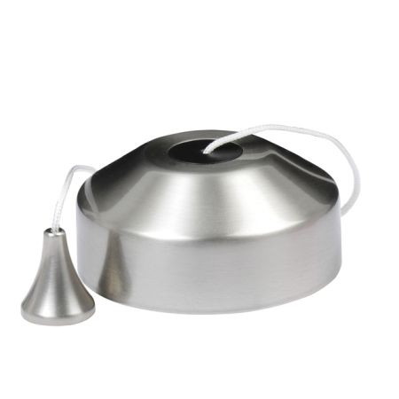 Knightsbridge 10AX 2-Way Bathroom Pull Cord Switch Brushed Chrome | 8300BC
