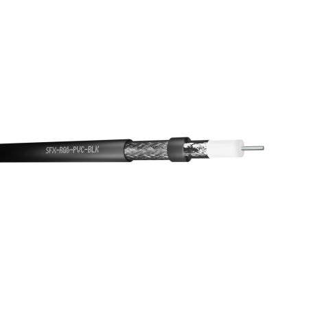Securiflex RG6 Coaxial Cable PVC - Black 250m Drum | SFX/RG6-PVC-BLK-250