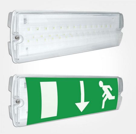 Eterna Lighting 7w LED Maintained Emergency Bulkhead | EMLED3M