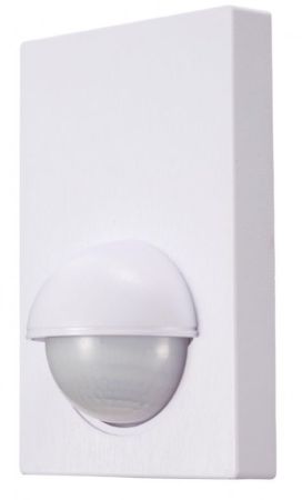 Zinc Alia 180º Wall Mount PIR Motion Sensor with Manual Override White | ZN-26592-WHT