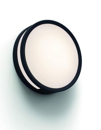 Lutec Rola 13w Wall/Ceiling Light Matt Black | 6382201012