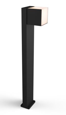 Lutec Cuba 12w LED 750mm Bollard Light Matt Black | 7193802012