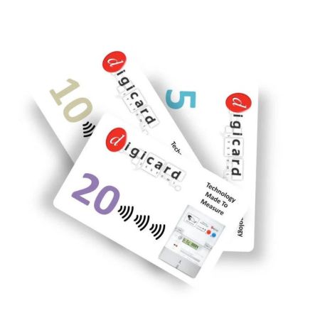 Stephen P Wales Digicard RFID Meter Cards | CARDRF/20/100