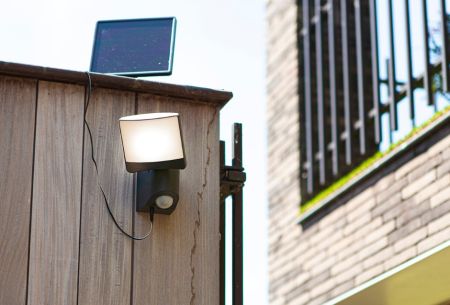 Lutec Sunshine Solar 7w LED Wall Light Anthracite | 6925701345