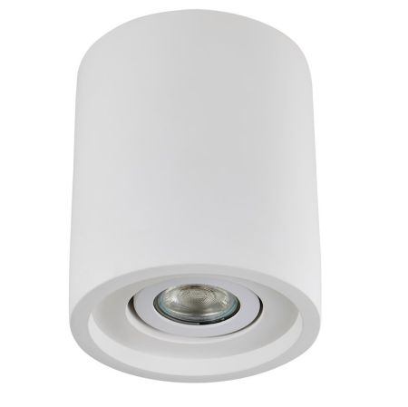 Forum Inlight Cadiz White Plaster Tiltable Downlight | INL-37214-WHT