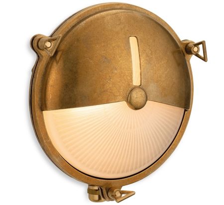 Firstlight Nautic Solid Brass Round Eyelid Bulkhead | 3850BR